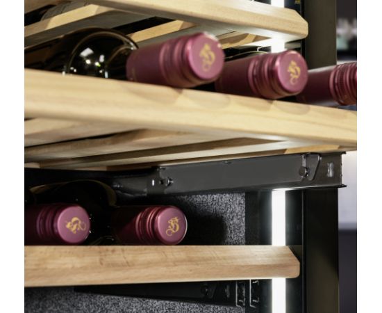 Caso Wine Cooler WineDeluxe WD 41 Energy efficiency class F Built-in Bottles capacity 41 Black