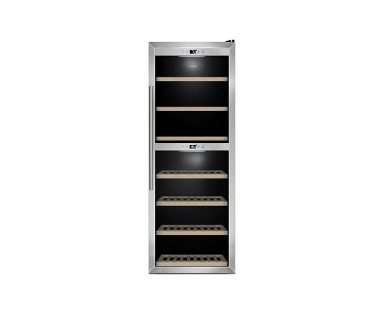 Caso Wine Cooler WineComfort 1260 Smart Energy efficiency class G Free standing Bottles capacity 126 Stainless steel/Black
