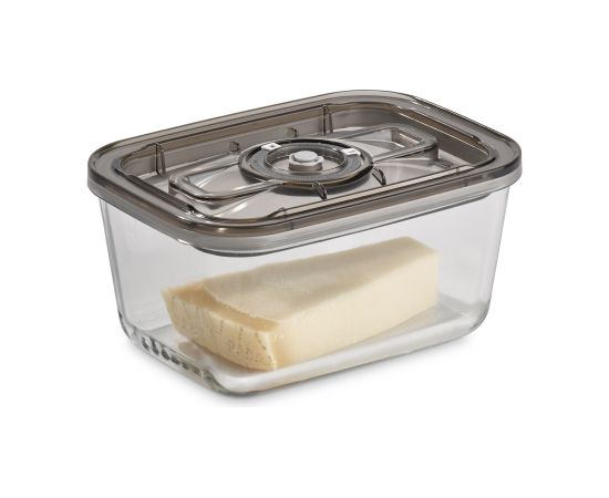 Caso Glass Vacuum Container with Plastic Lid VacuBoxx Eco L Transparent