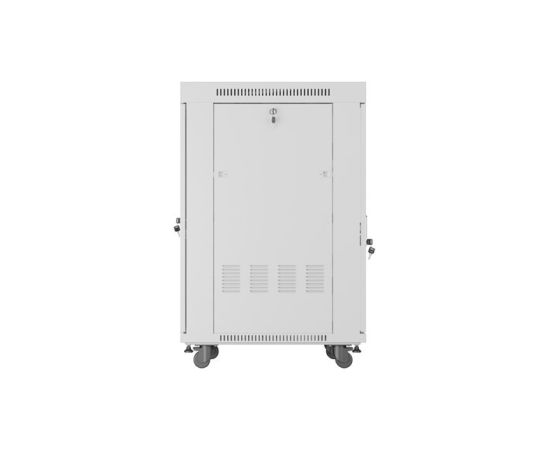 Lanberg Rack cabinet 19" free-standing 22U/600x800 (flat pack) with glass door FF01-6822-12SL Grey