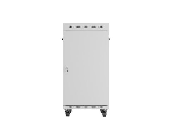 Lanberg Rack cabinet 19" free-standing 22U/600x800 (flat pack) with glass door FF01-6822-12SL Grey