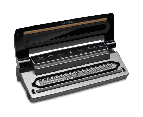 Caso Vacuum sealer VC 10 PlusEdition Power 110 W Temperature control Black/Silver