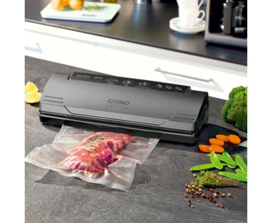 Caso Vacuum sealer VC 10 PlusEdition Power 110 W Temperature control Black/Silver