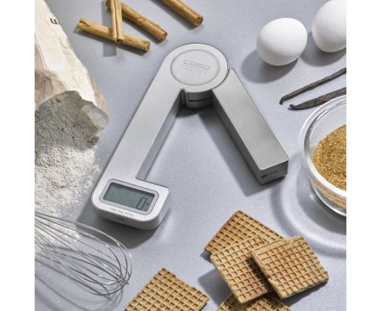 Caso Scales KitchenEcostyle Maximum weight (capacity) 5 kg Graduation 1 g Display type LCD Stainless steel