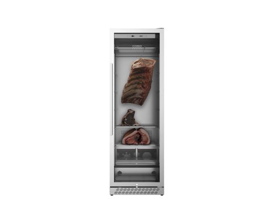 Caso Dry aging cabinet with compressor technology DryAged Master 380 Pro Energy efficiency class Not apply Food-ageing cabinet with compressor technology Free standing Bottles capacity Not apply Cooling type  Compressor technology Stainless steel