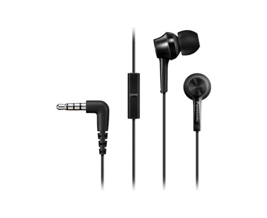 Panasonic Canal type RP-TCM115E-K Wired In-ear Microphone Black