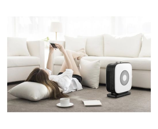 Midea Compact PTC Fan Heater NTY15-19CA Fan heater 1500 W Number of power levels 2 Suitable for rooms up to 10 m² White/Black