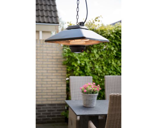 SUNRED Heater CE17SQ-B, Spica Bright Hanging Infrared 2000 W Black IP24