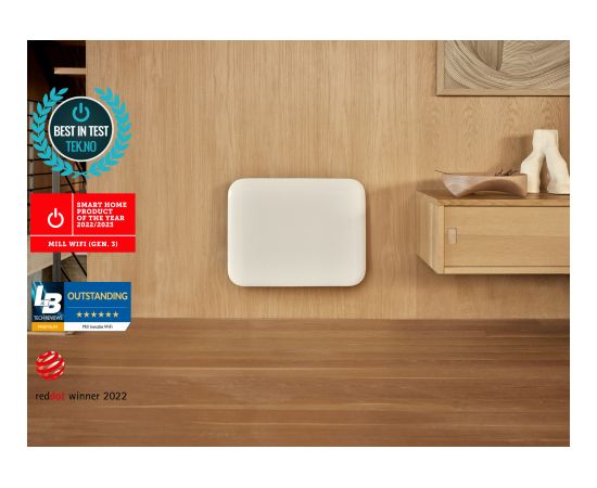 Mill Invisible Smart WiFi Heater PA400WIFI4 Panel Heater 400 W Suitable for rooms up to 4-6 m² White IPX4