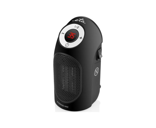 ETA Heater ETA162390000 Fogos mini Fan heater 400 W Suitable for rooms up to 8 m² Black N/A