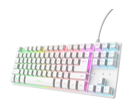 KEYBOARD USB GXT 833W THADO/TKL ENG WHITE 25894 TRUST