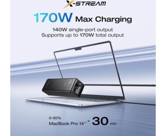 EcoFlow RAPID Power Bank Silver 25000mAh 170W