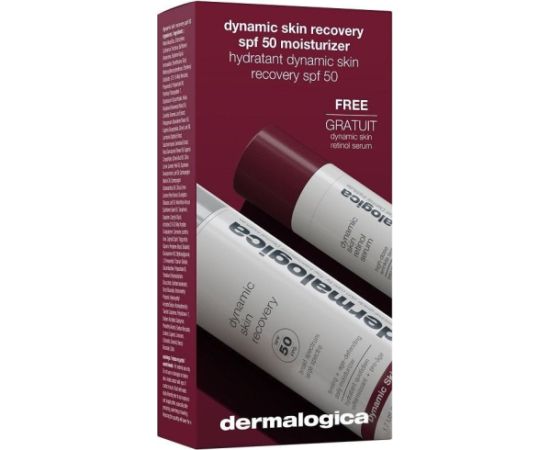 Dynamic Skin Recovery Set Dermalogica: Dynamic Skin, Retinol, Anti-Wrinkle, Serum, For Face, SPF 50, 50 ml + Dynamic Skin, Retinol, Anti-Wrinkle, Serum, For Face, 10 ml Unisex