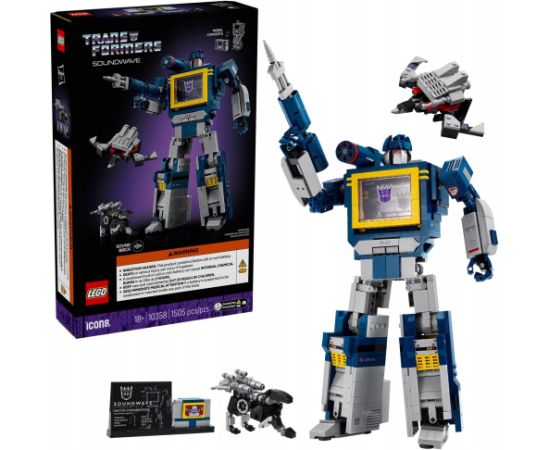 CONST LEGO TRANSFORMERS SOUNDWAVE 10358
