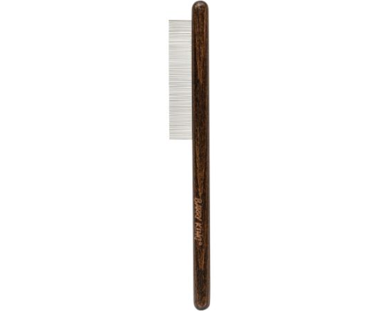 Vidaxl Ekskluzywny grzebie�, dla zwierz�t, drewno bukowe, stal, 78 pin�w, wym. 2,7x20cm