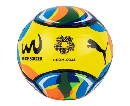 Puma MS Blazing pludmales futbola bumba dzeltena 84584 01