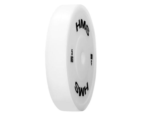 Svara diski TPP05 WHITE PE OLYMPIC PLATE 2 x 5.0 KG HMS