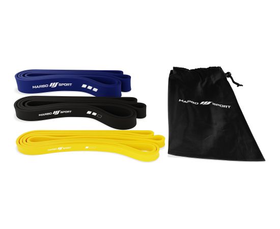 3 pretestības lentu komplekts 2080 mm - Marbo Sport