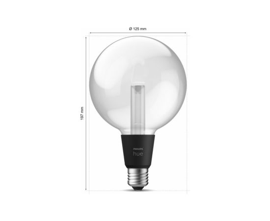 Philips Hue WCA Lightguide G125 E27 6.8 W White and colour light Viedās lampas un spuldzes Philips Hue WCA Lightguide G125 E27 6.8 W White and colour light Viedās lampas un spuldzes