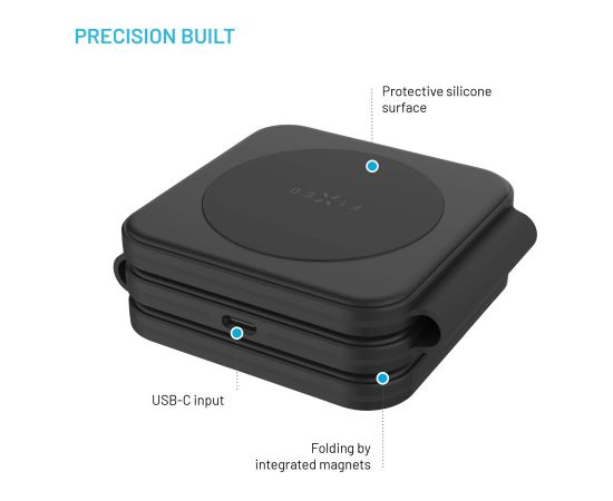 Fixed Wireless Foldable Charger 3in1 Flex for Samsung FIXFLE-SA-BK