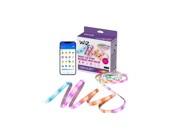 WiZ Smart WiFi RGBIC LED strip, 10m|17.9 W|RGB