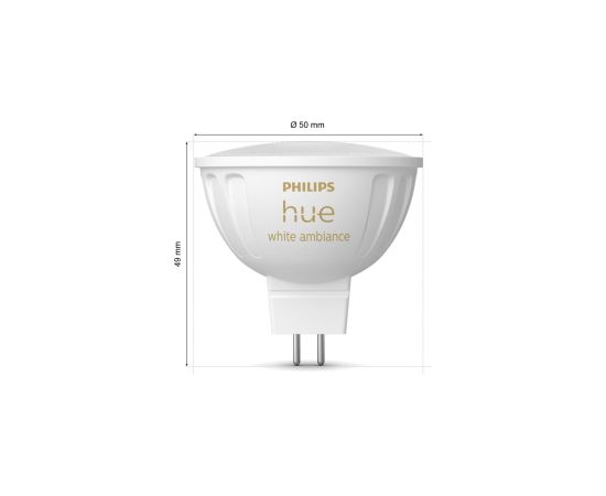 Philips Hue WA 12V MR16 GU5.3 5.1 W Warm to cool white light Viedās lampas un spuldzes