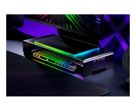 Razer Desk Mount Monitor Stand Chroma Ergonomic Height Black TV un monitoru stiprinājumi, kronšteini
