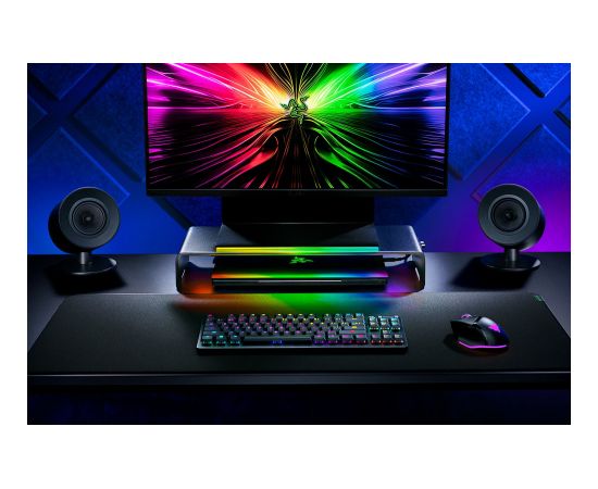 Razer Desk Mount Monitor Stand Chroma Ergonomic Height Black TV un monitoru stiprinājumi, kronšteini