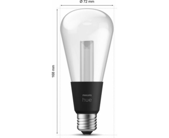 Philips Hue WCA Lightguide ST72 E27 6.8 W White and colour light Viedās lampas un spuldzes Philips Hue WCA Lightguide ST72 E27 6.8 W White and colour light Viedās lampas un spuldzes
