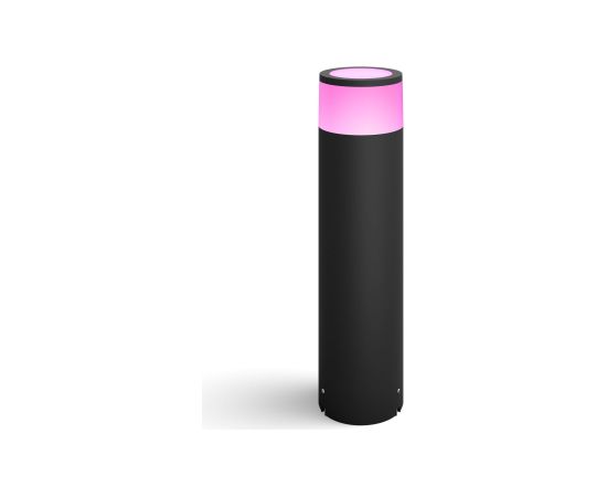 Philips Hue WCA Calla Outdoor Large Bollard, Black 8 W 2000-6500 Hue White Colour Ambiance