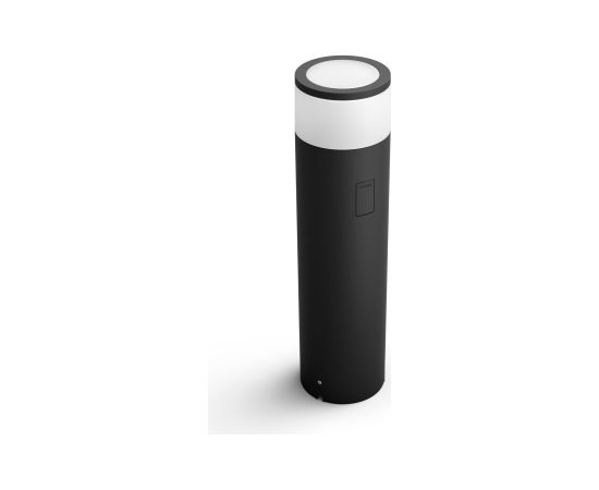 Philips Hue WCA Calla Outdoor Large Bollard, Black 8 W 2000-6500 Hue White Colour Ambiance