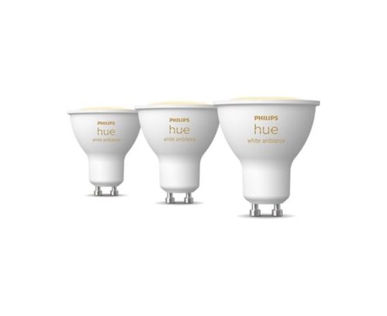Philips Hue Smart Spotlight, 3pcs pack GU10 4.2 W Warm to cool white light Viedās lampas un spuldzes Philips Hue Smart Spotlight, 3pcs pack GU10 4.2 W Warm to cool white light Viedās lampas un spuldzes