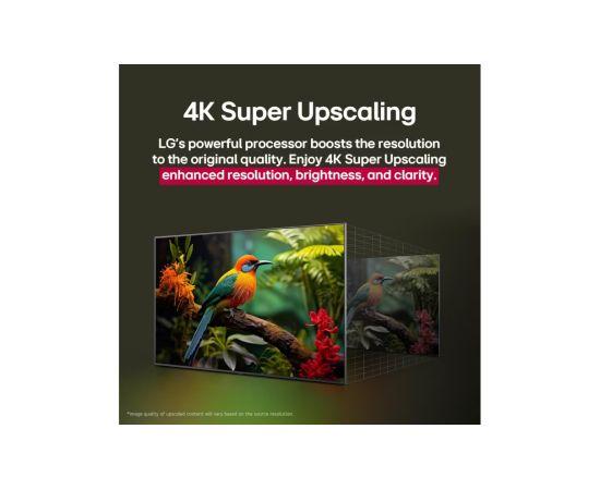 LG QNED AI 4K TV 86QNED80A3A 86 Smart TV webOS 25 UHD Black