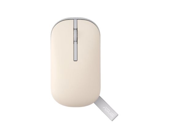 Asus Marshmallow Mouse MD100 Mouse 2.4 GHz, Bluetooth Beige