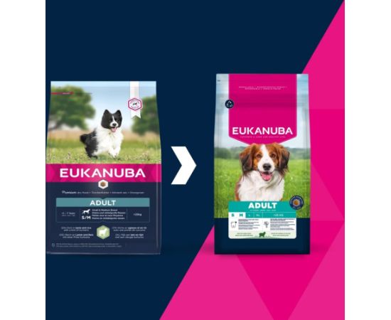 EUKANUBA Small/Medium Breed Adult Lamb & Rice 12kg