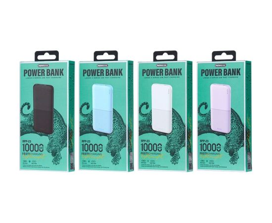 Внешний аккумулятор Power Bank Remax RPP-23 12W 10000mAh черный