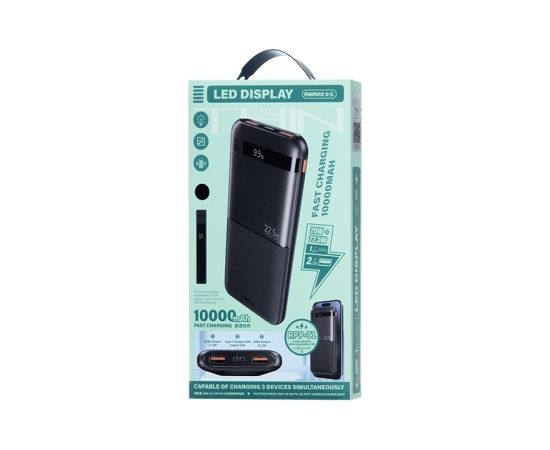 External battery Power Bank Remax RPP-71 22.5W 10000mAh black