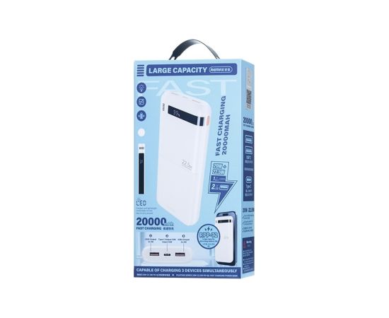 External battery Power Bank Remax RPP-72 22.5W 20000mAh black