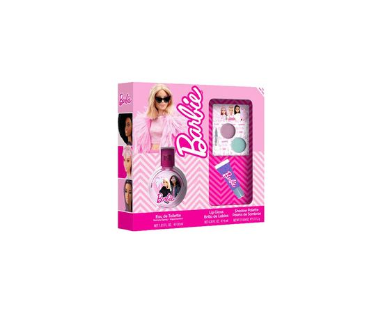 Fragrances For Children Barbie Gift Set EDT 30 ml, lip gloss and eyeshadow 30ml Dāvanu komplekti