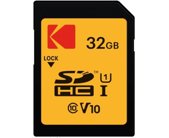 Kodak SD 32GB UHS1 U1 V10 Premium EKMSD32GHC10K