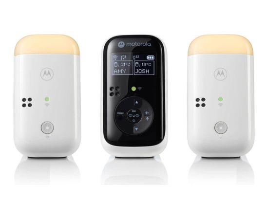 Niania elektroniczna Motorola PIP15-2    Audio z dwoma jednostkami dziecięcymi biało-czarny
