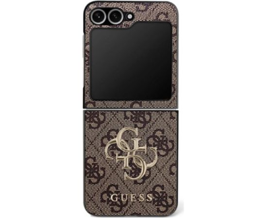 Guess 4G Leather Metal Logo Samsung Galaxy Z Flip 7 Telefona maciņš