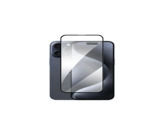 iLike Apple  iPhone 16E/14/13/13 Pro Full Glue 21D Tempered Glass Without package (2pcs) Black