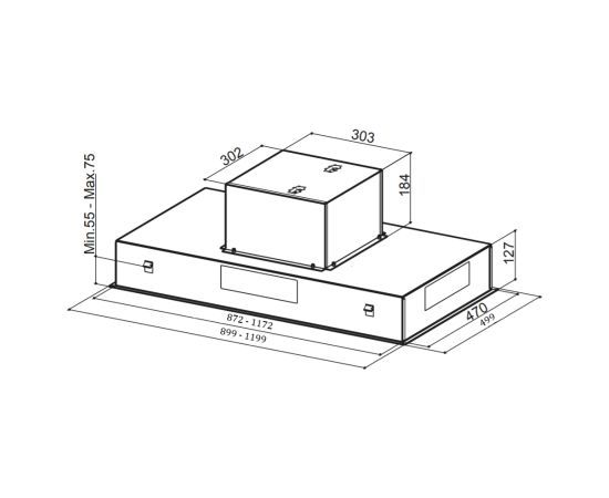 Cooker hood Faber HEAVEN 2.0 X120
