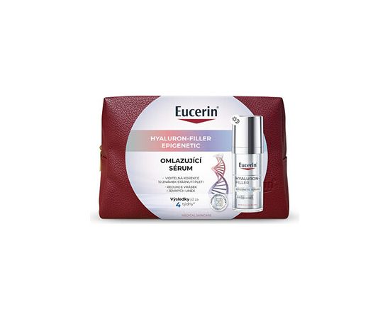 Eucerin Hyaluron-Filler Epigenetic Serum - Omlazující pleťové sérum s kosmetickou taškou 30ml