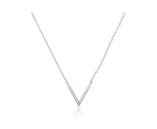 Sudraba kaklarota #2500132(PRh-Gr), Sudrabs 925°, rodijs (pārklājums), garums: 42 cm, 2.6 gr. Bez akmeņiem