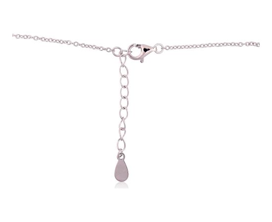 Sudraba kaklarota #2500132(PRh-Gr), Sudrabs 925°, rodijs (pārklājums), garums: 42 cm, 2.6 gr. Bez akmeņiem