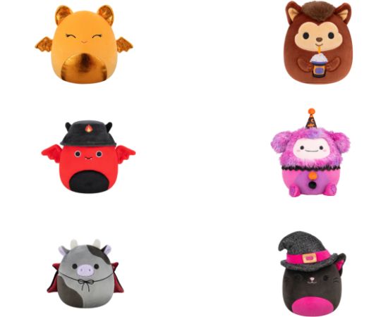 SQUISHMALLOWS W26 Plīša rotaļlieta Halloween edition, 12 cm