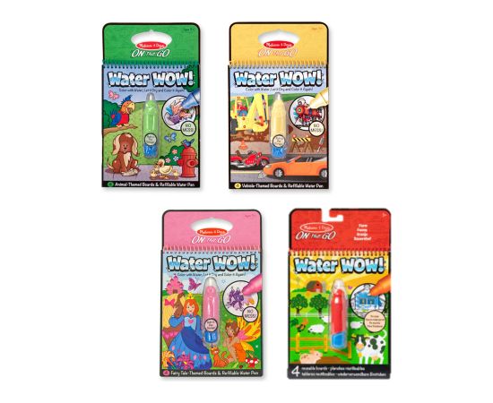 Melissa & Doug MELISSA&DOUG Water Wow! раскраска водой Творческие игрушки
