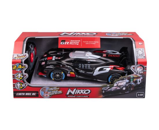 NIKKO Radiovadāma automašīna Toyota GR WEC GR010 Hybrid, mērogs 1:16